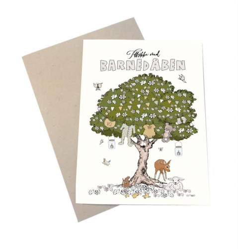 Barnedåb kort - Den lille brugskunst | Din livsstilsbutik på nettet
